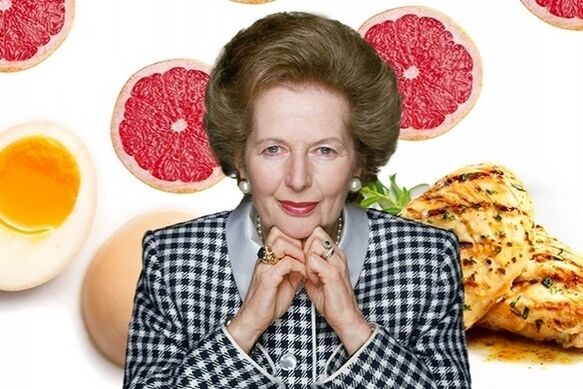 Margaret Thatcher and her Diet Foods