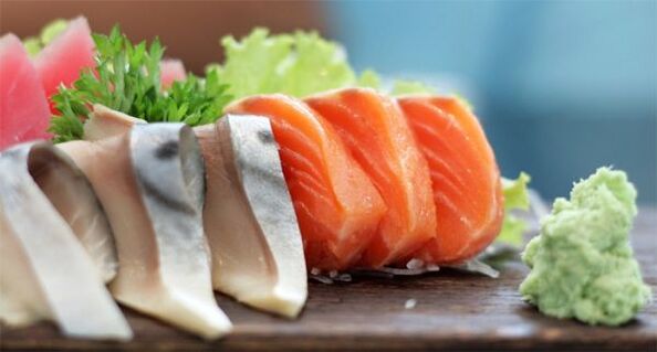 Following the Japanese diet, you can eat fish, but without salt