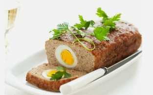 Meatloaf with egg on Dukan diet